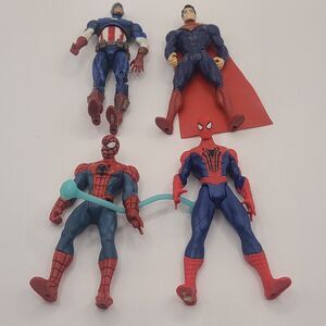 Small Action Figure superhero Lot Of 4